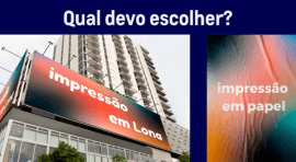 Ponto nº QUAL DEVO ESCOLHER? LONA OU PAPEL?